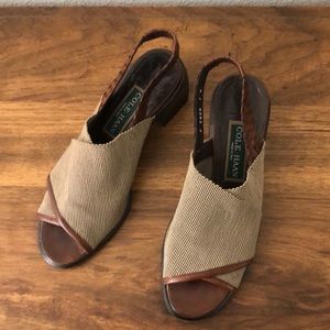Cole Haan sling back sandals